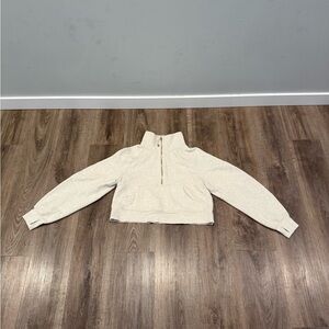 lululemon athletica Cream Half-Zip Pullover